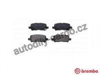 Sada brzdových destiček BREMBO P07001 Sada brzdových destiček BREMBO P07001
