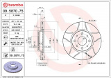 Brzdový kotouč BREMBO MAX 09.5870.75 - FIAT