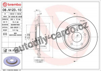 Brzdový kotouč BREMBO 08.N123.11