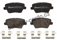 Sada brzdových destiček BREMBO P30109 Sada brzdových destiček BREMBO P30109