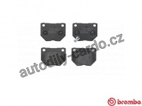 Sada brzdových destiček BREMBO P78016 - SUBARU Sada brzdových destiček BREMBO P78016 - SUBARU