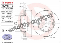 Brzdový kotouč BREMBO 09.A405.11