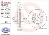 Brzdový kotouč BREMBO 09.9632.14 - LANCIA