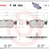 Sada brzdových destiček BREMBO P06024 - BMW Sada brzdových destiček BREMBO P06024 - BMW