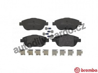 Sada brzdových destiček BREMBO P61103 Sada brzdových destiček BREMBO P61103