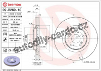Brzdový kotouč BREMBO 09.B269.11 - HONDA