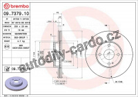 Brzdový kotouč BREMBO 09.7379.11