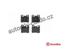 Sada brzdových destiček BREMBO P50009 - MERCEDES-BENZ Sada brzdových destiček BREMBO P50009 - MERCEDES-BENZ