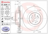 Brzdový kotouč BREMBO 09.B286.41 - MAYBACH