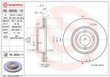 Brzdový kotouč BREMBO 09.6839.10 - LAND ROVER