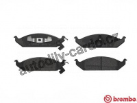 Sada brzdových destiček BREMBO P11011 - CHRYSLER Sada brzdových destiček BREMBO P11011 - CHRYSLER