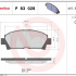 Sada brzdových destiček BREMBO P83028 - TOYOTA