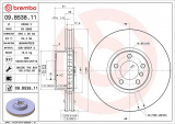 Brzdový kotouč BREMBO 09.B538.11 - BMW