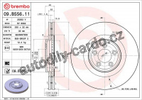 Brzdový kotouč BREMBO 09.B556.11 - JAGUAR