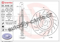 Brzdový kotouč BREMBO 09.A448.21