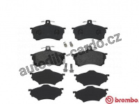 Sada brzdových destiček BREMBO P54021 - MITSUBISHI Sada brzdových destiček BREMBO P54021 - MITSUBISHI