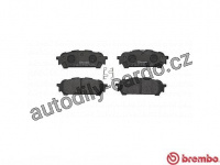 Sada brzdových destiček BREMBO P78014 - SUBARU Sada brzdových destiček BREMBO P78014 - SUBARU