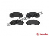 Sada brzdových destiček BREMBO P78015 - SUBARU Sada brzdových destiček BREMBO P78015 - SUBARU