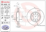 Brzdový kotouč BREMBO 09.A422.11