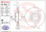 Brzdový kotouč BREMBO 09.8324.11 - AUDI