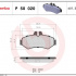 Sada brzdových destiček BREMBO P50020 - MERCEDES-BENZ