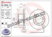Brzdový kotouč BREMBO 09.8556.10