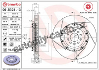 Brzdový kotouč BREMBO 09.B324.13