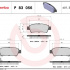 Sada brzdových destiček BREMBO P83056 - TOYOTA Sada brzdových destiček BREMBO P83056 - TOYOTA