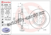 Brzdový kotouč BREMBO 09.A358.11