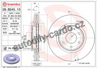Brzdový kotouč BREMBO 09.B545.11