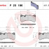 Sada brzdových destiček BREMBO P23186 - ALFA ROMEO Sada brzdových destiček BREMBO P23186 - ALFA ROMEO