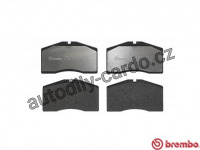 Sada brzdových destiček BREMBO P65006 - PORSCHE Sada brzdových destiček BREMBO P65006 - PORSCHE