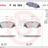 Sada brzdových destiček BREMBO P44024 - LAND ROVER Sada brzdových destiček BREMBO P44024 - LAND ROVER