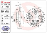 Brzdový kotouč BREMBO 09.6665.11