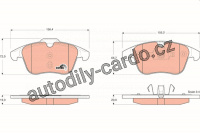Sada brzdových destiček TRW GDB1683 - FORD S-MAX, GALAXY 06-