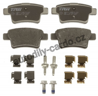 Sada brzdových destiček TRW GDB1692 - CITROEN C4 PICASSO 06-