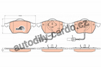 Sada brzdových destiček TRW GDB1307 - AUDI A6, VW PASSAT Sada brzdových destiček TRW GDB1307 - AUDI A6, VW PASSAT