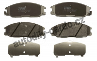 Sada brzdových destiček TRW GDB3297 - HYUNDAI SANTA FE