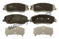 Sada brzdových destiček TRW GDB3418 - HYUNDAI SANTA FE