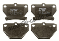 Sada brzdových destiček TRW GDB3243 - TOYOTA YARIS