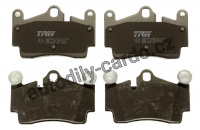 Sada brzdových destiček TRW GDB1653 - VW TOUAREG