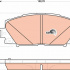 Sada brzdových destiček TRW GDB4173 - TOYOTA PRIUS 09- Sada brzdových destiček TRW GDB4173 - TOYOTA PRIUS 09-