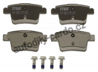 Sada brzdových destiček TRW GDB1665 Sada brzdových destiček TRW GDB1665