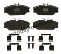 Sada brzdových destiček TRW GDB1405 - RENAULT LAGUNA, SCENIC Sada brzdových destiček TRW GDB1405 - RENAULT LAGUNA, SCENIC