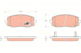 Sada brzdových destiček TRW GDB3369 - KIA PICANTO