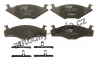 Sada brzdových destiček TRW GDB459 - VW GOLF I, II