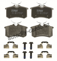 Sada brzdových destiček TRW GDB1813 - PEUGEOT 207 07-