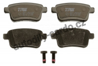 Sada brzdových destiček TRW GDB1786 - RENAULT KANGOO