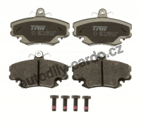 Sada brzdových destiček TRW GDB1332 - RENAULT MEGANE, TWINGO Sada brzdových destiček TRW GDB1332 - RENAULT MEGANE, TWINGO