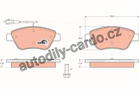 Sada brzdových destiček TRW GDB1482 - FIAT STILO